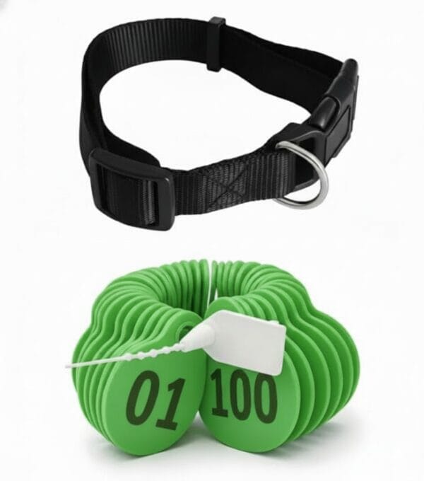  أرقام للاغنام لون اخضر من (01 إلى 100 )