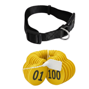 أرقام للاغنام لون اصفر من (01 إلى 100 )