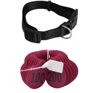 ارقام للاغنام لون وردي من (101 إلى 200)