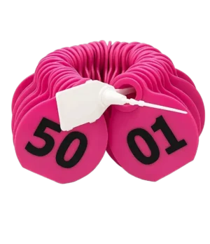  أرقام الاغنام لون وردي