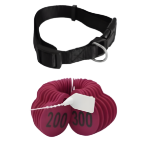 ترقيم للاغنام لون وردي من (201 إلى 300)