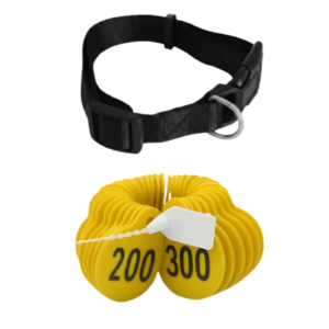 ترقيم للاغنام لون اصفر من (201 إلى 300)